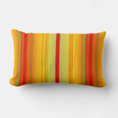 カラフルモダンストライプの型まくら ランバークッション (正面)