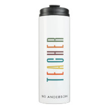 カラフルモダンタイポグラフィフォント先生