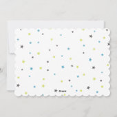 カラフルモダンタイポグラフィHappy New Year写真 シーズンカード (裏面)