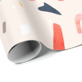 カラフルモダンテラゾとcoのシームレスなパターン ラッピングペーパー (ロールコーナー)