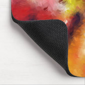 カラフルモダンテンプレートエレガント抽象芸術 マウスパッド (コーナー)