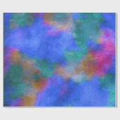 カラフルモダントレンディースタイリッシュ抽象芸術 ラッピングペーパー (フラット)