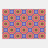 カラフルモダントレンディーモザイク幾何学模様 ラッピングペーパーシート (正面3)