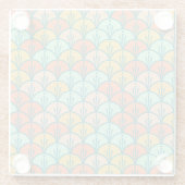 カラフルモダントレンディー ガラスコースター (裏面)