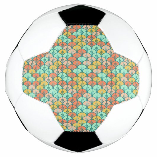 カラフルモダントレンディー サッカーボール (正面)