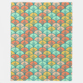 カラフルモダントレンディー フリースブランケット (正面)