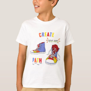 カラフルモダンヒップスニーカ Tシャツ