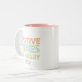 カラフルモダンフェスティバルビベスメリー ツートーンマグカップ (正面左)