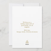 カラフルモダンフェスティバルビーベメリートレンディー シーズンカード (裏面)