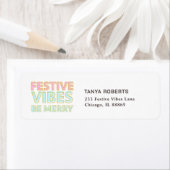 カラフルモダンフェスティバルビーベメリートレンディー ラベル (インサイチュ)