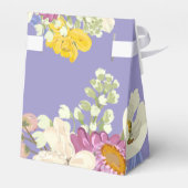 カラフルモダンフローラ開花誕生日 フェイバーボックス (裏面サイド)