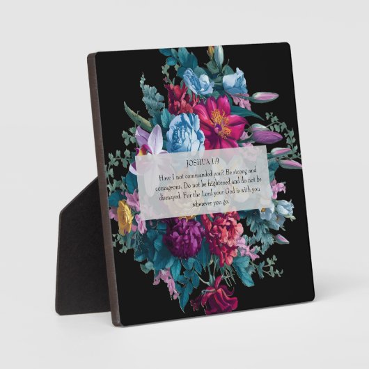 カラフルモダンフローラ フォトプラーク (正面)