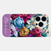 カラフルモダンフローラ Case-Mate iPhoneケース (裏面 (横))