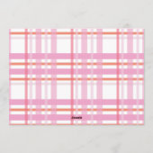 カラフルモダンメリーLetters JOY PEACE LOVE写真 シーズンカード (裏面)