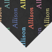 カラフルモダンモノグラムのシンプル 薄葉紙 (詳細)