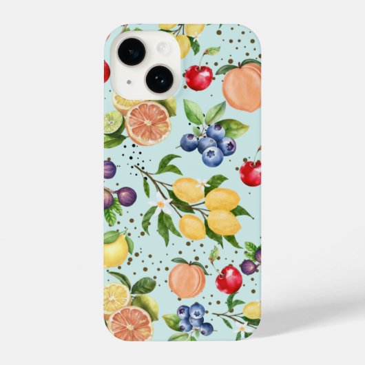 カラフルモダンヴィンテージ iPhoneケース (裏面)