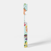 カラフルモダンヴィンテージ iPhoneケース (左側面)