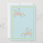 カラフルモダン刺結婚しゅう 招待状 (裏面)