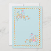 カラフルモダン刺結婚しゅう 招待状 (裏面)