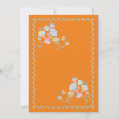 カラフルモダン刺結婚しゅう 招待状 (裏面)