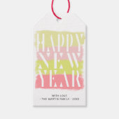 カラフルモダン台本 ギフトタグ (正面)