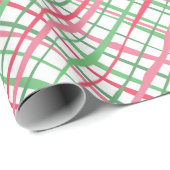 カラフルモダン名門私立校風の抽象芸術幾何学模様 ラッピングペーパー (ロールコーナー)