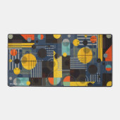 カラフルモダン図形 デスクマット (正面)