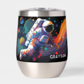 カラフルモダン宇宙宇宙パーソナライズされた名 (正面)