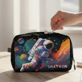 カラフルモダン宇宙宇宙パーソナライズされた名 ドップキット