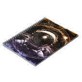 カラフルモダン宇宙 ノートブック (左側)