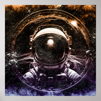 カラフルモダン宇宙 ポスター