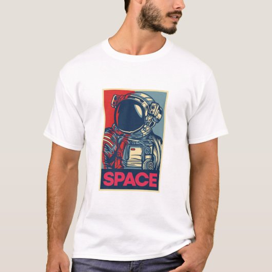 カラフルモダン宇宙 Tシャツ (正面)