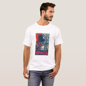 カラフルモダン宇宙 Tシャツ (正面フル)
