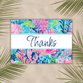 カラフルモダン客船スタッフのチップ サンキューカード