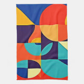 カラフルモダン形状 キッチンタオル (縦)