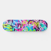カラフルモダン抽象画  スケートボード (横)