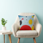 カラフルモダン抽象芸術がマウンドから脱出 クッション (椅子)