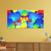 カラフルモダン抽象芸術のキャンバス印刷 キャンバスプリント (インサイチュ (リビング))