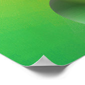 カラフルモダン抽象芸術アートレッドイエローブルー ポスター (角)