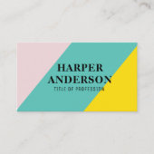 カラフルモダン抽象芸術プロフェッショナル 名刺 (正面)