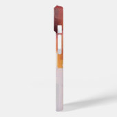 カラフルモダン抽象芸術名前をカスタムする Case-Mate iPhoneケース (裏面 / 左)