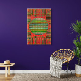 カラフルモダン抽象芸術壁 キャンバスプリント