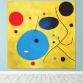 カラフルモダン抽象芸術 キャンバスプリント (インサイチュ (ウッドフロア))