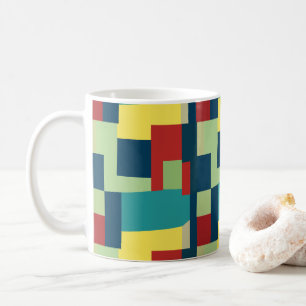 カラフルモダン抽象芸術 コーヒーマグカップ