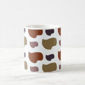 カラフルモダン抽象芸術 コーヒーマグカップ (中央)