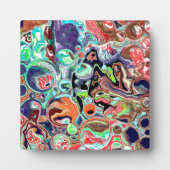 カラフルモダン抽象芸術 フォトプラーク (正面)