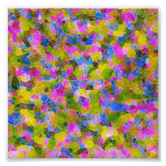 カラフルモダン抽象芸術 フォトプリント           