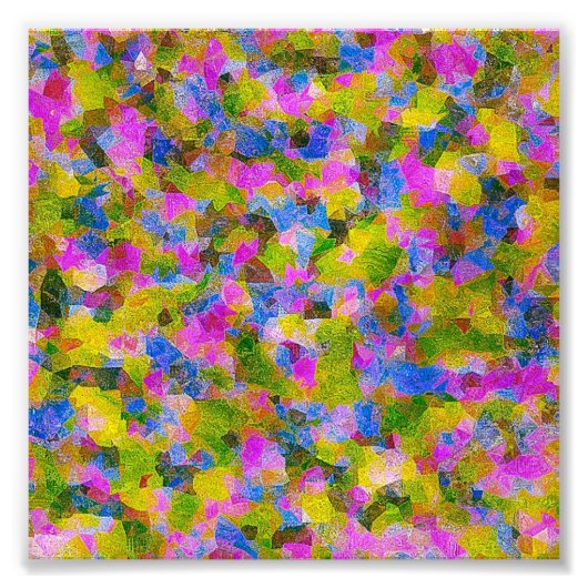 カラフルモダン抽象芸術 フォトプリント            (正面)