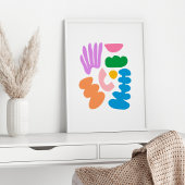 カラフルモダン抽象芸術 ポスター