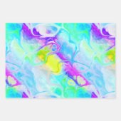 カラフルモダン抽象芸術 ラッピングペーパーシート (正面)